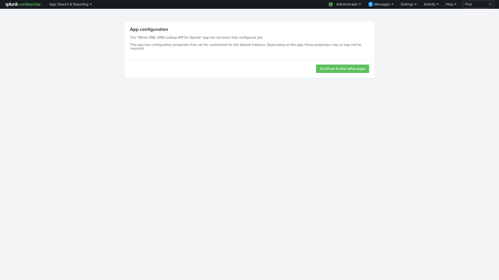 You can start configuring immediately once the application is installed. You can start configuring immediately once the application is installed.